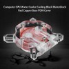 Water Cooling Block,Computer GPU Water Cooler Cooling Block Red Copper