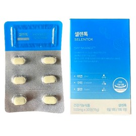 Daybarrier Selentoc Selenium Zinc 500mg 30 tablets, 30-day supply / 데이베리어 셀렌톡 셀레늄 아연 500mg 30정 30일분