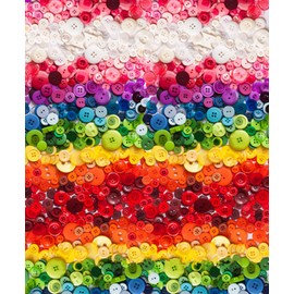 Around 600 Pieces Resin Buttons 2-Holes 4-Holes Sewing Decorative Buttons Beads Flatback for Crafts Embellishments Scrapbooking Painting Christmas Knitting Ornaments(White)