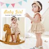 Dalukit Newborn Baby Girl One-piece Romper Dress Infant Girl Summer