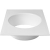 6 Inch / 150 mm Duct Connector Flange, Plastic Straight