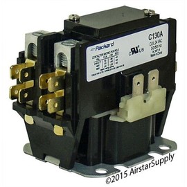 Goodman • 30 Amp 1 Pole 24v Coil Packard Replacement Contactor C130A
