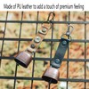 Leocfy Bear Bell Whistle Set, Outdoor Metal Bell Pendant, Survival