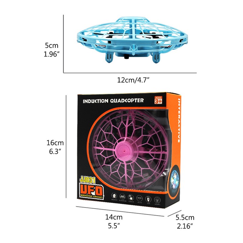 Mini Toy Drone for Kids Hand Operated UFO Flying Ball