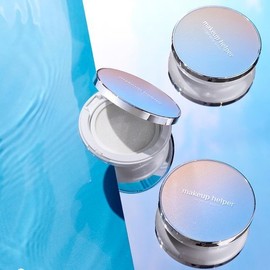 Makeup Helper 메이크업헬퍼 비건 에센스 선쿠션 SPF 50+ PA++++ 본품 리필 세트 Makeup Helper Vegan Essence Primer Cushion SPF 50+ PA++++ Original Refill Set