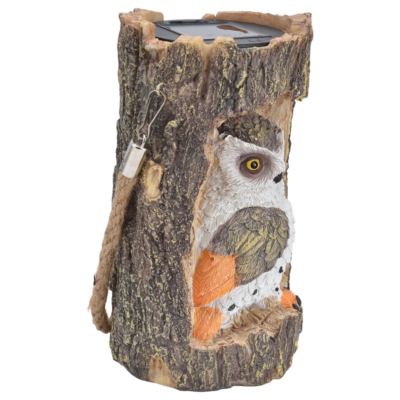 Owl Solar Light IP67 Waterproof High Simulation Eco Friendly Energy