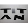 LimitlessParts Letters Compatible with 2016-2019 UP Titan Hood/Grill ABS Plastic