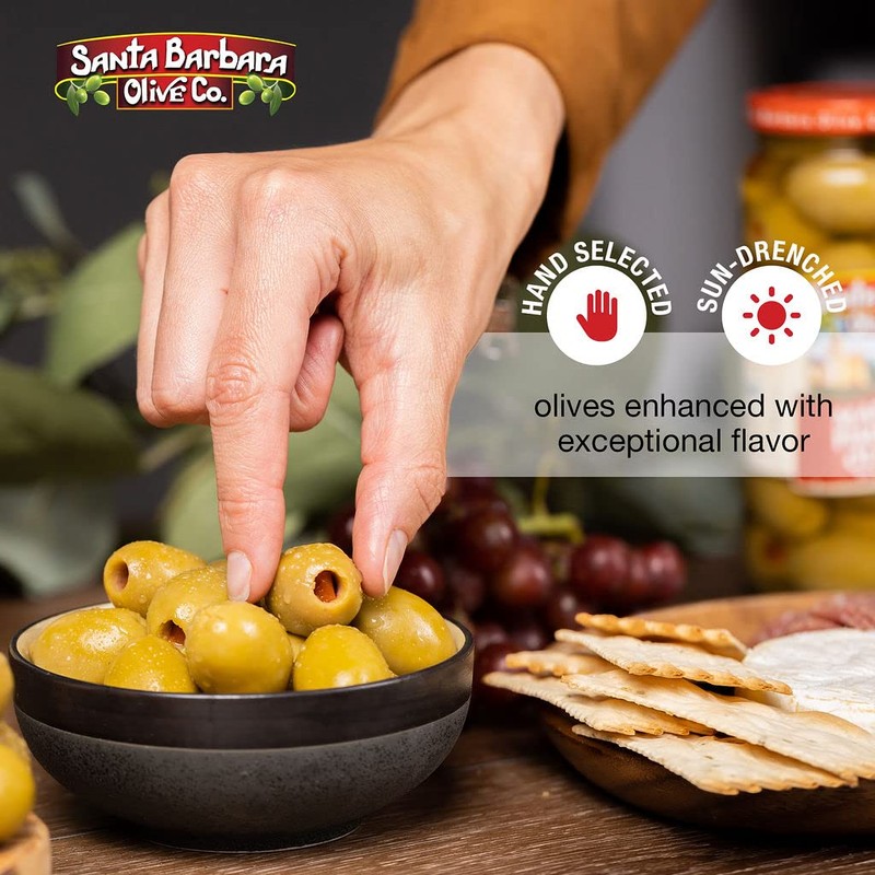Santa Barbara 3pk Onion Stuffed Olives 5oz