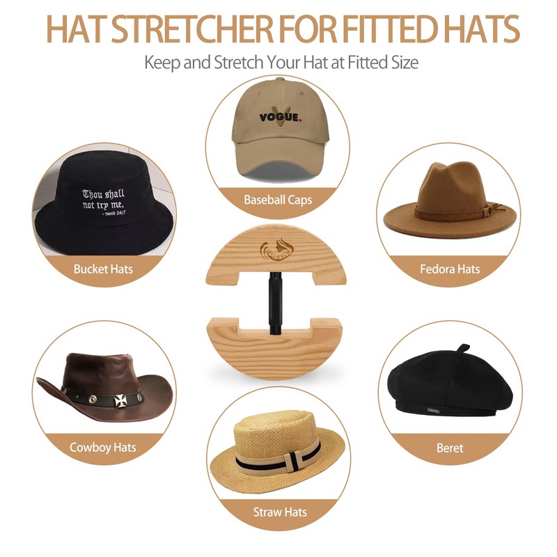 HAIBEIR Hat Stretcher - Heavy Duty - One Size Fits