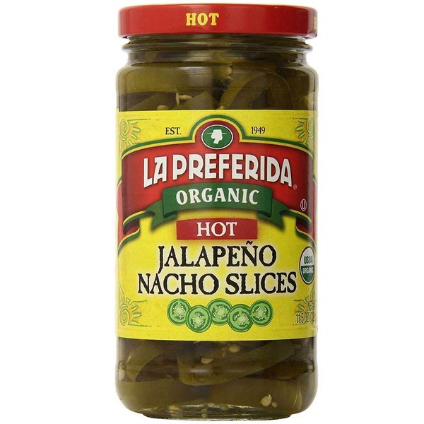 La Preferida Organic Jalapeño Nacho Slices Hot - 11.5 Oz - Pack of 3
