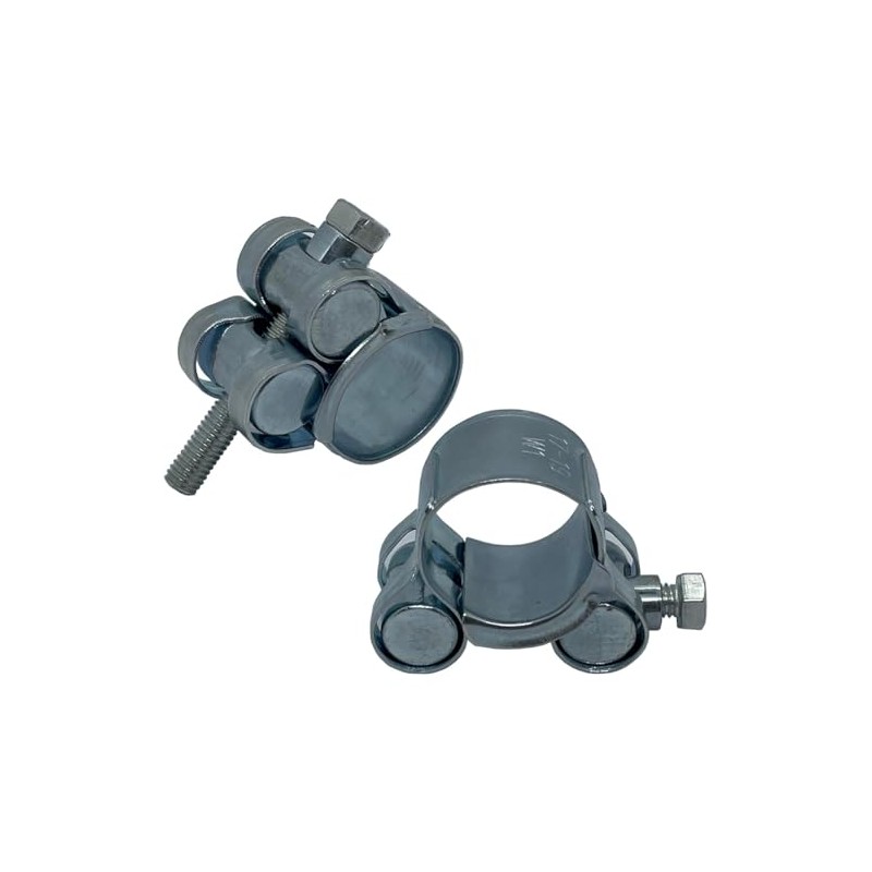 4x Lumonic Stainless Steel Joint Bolt Clamp 20-22 mm V2A