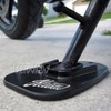 KiWAV Motorcycle Kickstand Pad Plate Support Accessory - Black -