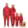 IFFEI Family Matching Pyjamas Christmas Festival One Piece Deer Hooded