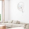 Hurricane Supreme Oscillating Wall Mount Fan w/ 3 Quiet Speeds,