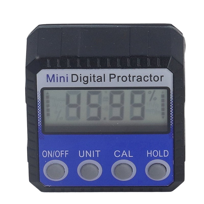 Digital Inclinometer Magnetic 360° 4 Units Portable Digital Angle Gauge