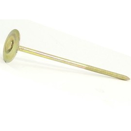 6" x 6GA RING GALV STEEL ROUND CAP NAILS 25lb | SRC-6R25