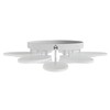 Aiwen Modern LED Ceiling Lights, 29.13 in Acrylic Leaf Flower