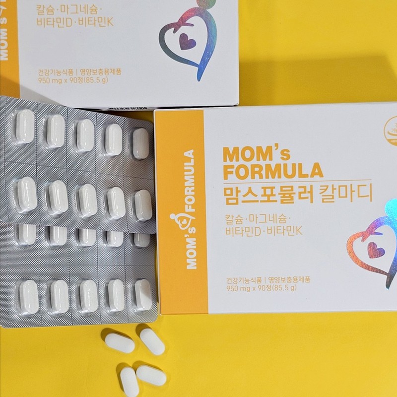 Mom's Formula Calmadi Calcium Magnesium Vitamin D K2 Supplement for