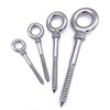 Pack of 2 Eye Bolts with Wood Thread, Diameter 8