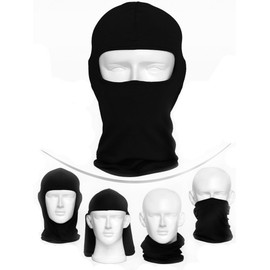 Maoko Pasamontañas con capucha fina, pasamontañas para niños (20 colores), Azul Royal, Talla única