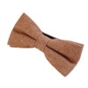 DonDon men's bow tie, 12 x 6 cm, cotton, tied