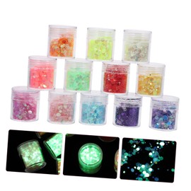 Healvian Dark Glitter for Nail Art Face Body Makeup Lightweight Sequin for Parties Festivals and Photography Easy to Use Shimmering Craft Supplies