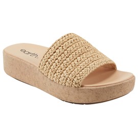 Earth Footwear Women's, SACHAN2 Slide Sandal, Beige 001, 5 M