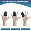 EDNYZAKRN Pack of 2 Finger Splints with 2 Metal Splints