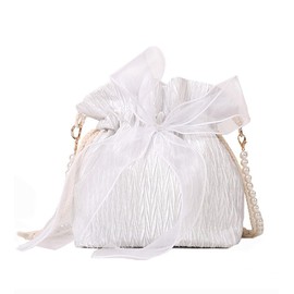 Celetree Drawstring Bag, Handbag, Shoulder Bag, Women's, Drawstring, Yukata Bag, Shoulder Pouch, Small, Lightweight, Cute, Fashionable, For Weddings, Coming-of-Age Ceremonies, Dress, Yukata, Kimono