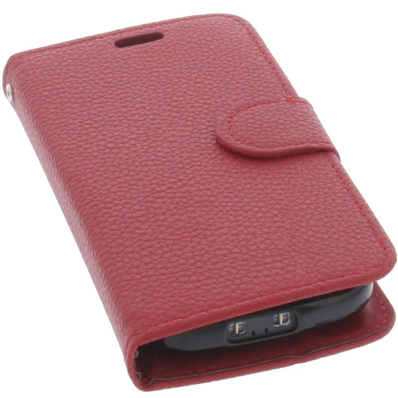 foto-kontor Cover compatible with Doro 1370 book-style red case