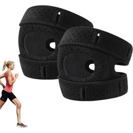 beseloa Knee Support for Men and Women, Compression Knee Support for Knee Pain, Adjustable Bandage Knee Protection Pad for Football, Running, Sports, Yoga