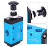 Pneumatic 2-Position 3-Way Air Hand Lever Valve 1/4 Inch Compressed