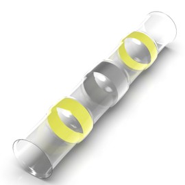 10 - 100 solder connector yellow Ø 6mm 4,0 - 6,0 mm² choice: (20 - pieces)
