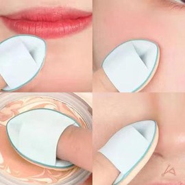 Mini Makeup Puff Portable Foundation Finger Puff 2 pcs / 미니 메이트업퍼프 휴대 파운데이션 핑거 퍼프 2pcs
