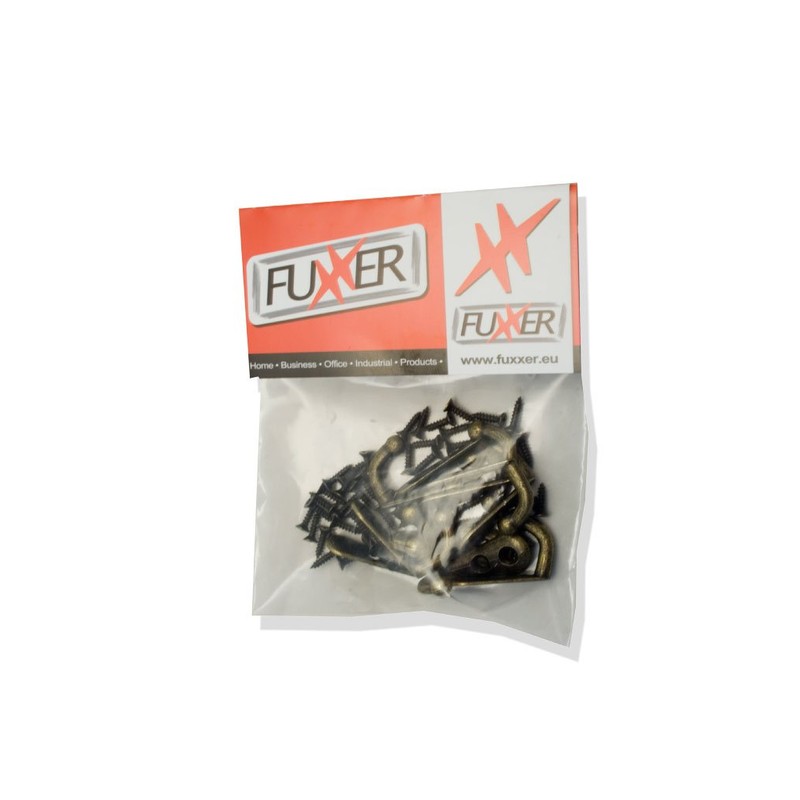 FUXXER® - antique coat hook, towel hook, cast iron brass