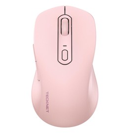 TECKNET Classic Wireless Mouse, Tri-Mode Bluetooth 5.0/3.0 & 2.4G Laptop Mouse Wireless, 4800DPI Optical Tracking with 6 Adjustable Levels, Cordless USB Silent Computer Mice for PC Mac Linux Chrome