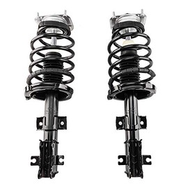 Front Pair Driver Passenger Side Complete Struts Shocks Coil Springs Assembly Replacement for 2001-2009 Volvo S60 01-07 Volvo V70 1999-2006 Volvo S80-11861-11862