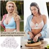 CECOMBINE 10 Pcs Cotton Bra Liners Under, Reusable Under Bra