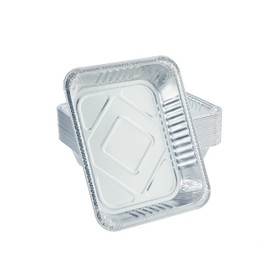 Waytiffer Aluminum Pans 9x13 Disposable Foil Pans (10 Pack) Half Size Deep Steam Table Pans Extra Thick for Baking, Cooking, Roasting, Heating, Serving & Lining Steam-Table Trays
