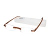 Calabria Flexie Low Profile 714 Reading Glasses&Slim Case+1.00 Root Beer
