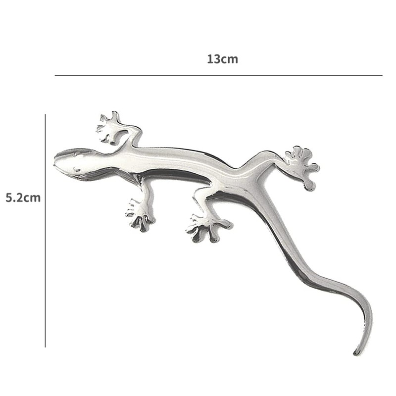 Gecko Car Sticker, 3D 3D, Cute Eyes, Emblem, Gecko, Lizard,