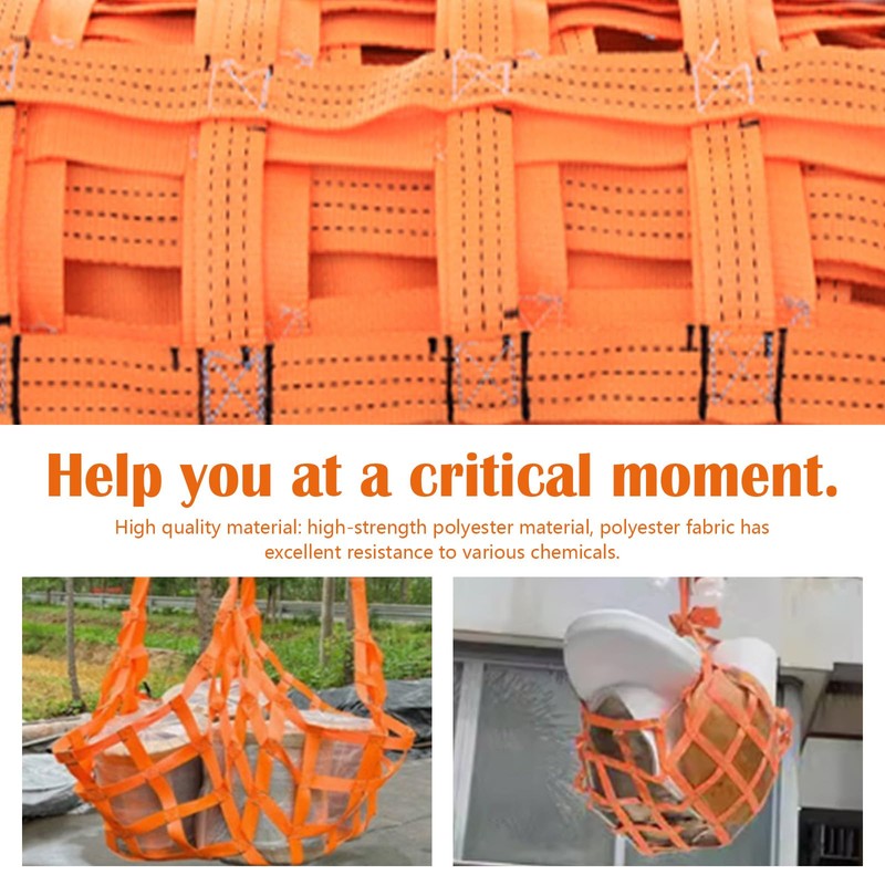 Ysislybin Lifting Net, 1 x 1m Cargo Hanging Net 300kg