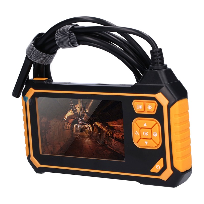 Industrial Endoscope Camera HD 1080P Waterproof Borescope Single Lens 4.3in