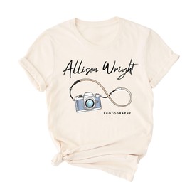Custom Name Photography Shirt, Camera Lovers T-shirt, Mamas Little Toddler Shirt | Baby Bodysuit | Christmas Gift For Photographers | Smile Catcher Tee