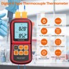 Proster Digital Thermometer Dual Channel Thermocouple Thermometer with Two K-
