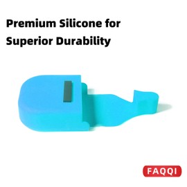 Blue Reusable Silicone Fuel Glove-Silicone Glove for Pumping Gas-Protect Hands from Filthy Gas Pump Handles and Keypads, Durable and Universal