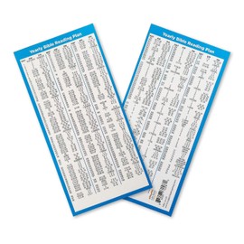 One Year Bible Reading Plan Cards - Start Anywhere, Any Time - Pack of 5