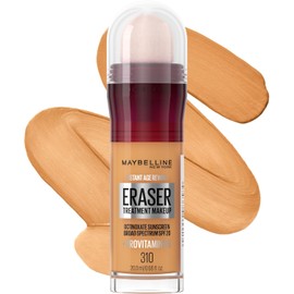 Maybelline Base De Maquillaje Instant Age Rewind Eraser De Maybelline Con Fps 20 Y Provitamina B5 Humectante, 310, 1 Unidad 310 0,68 Onzas Líquidas (Paquete De 1)