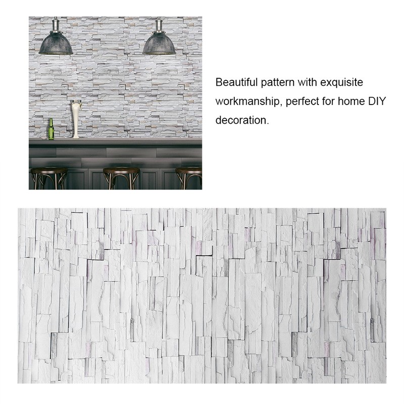 Retro Imitation Brick Grain Texture Waterproof Wall Decal Sticker Home