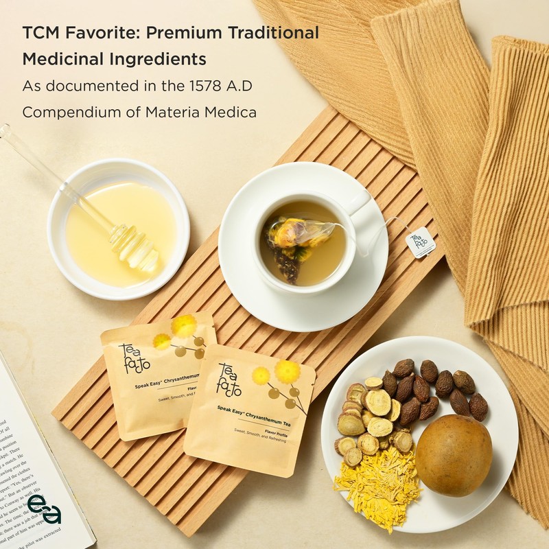 Tea Facto Speak Easy* Chrysanthemum Tea Bags with Licorice Root,